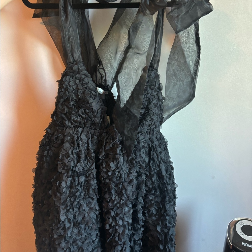 Elegant Black Mini Dress